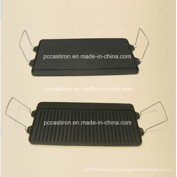 Pré-assados ​​Ferro fundido Griddles Fabricante a partir de China